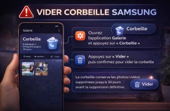 Comment vider la corbeille Samsung sur Android ? Guide